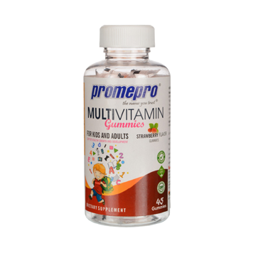 Promepro Multivitamin Gummies - Strawberry Flavor, 45 Gummies